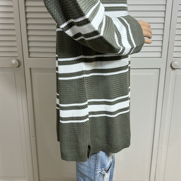 NWT Talbots Striped Boatneck Nautical Buttons Sweater 2X - Picture 8 of 12